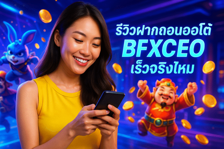 รีวิวฝากถอนออโต้ BFXCEO เร็วจริงไหม