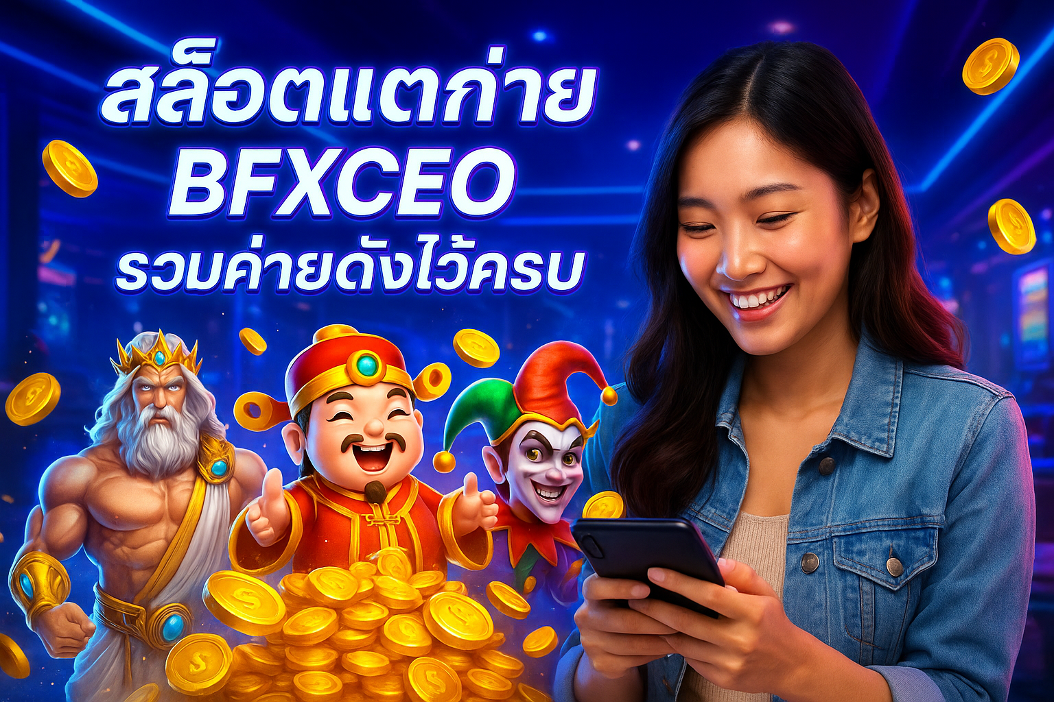 สล็อตแตกง่าย BFXCEO รวมค่ายดังไว้ครบ